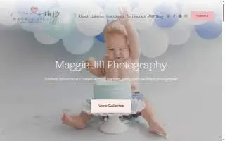 Maggie Jill Photography website
