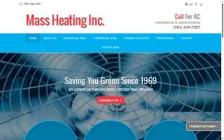 Mass Heating Inc. website