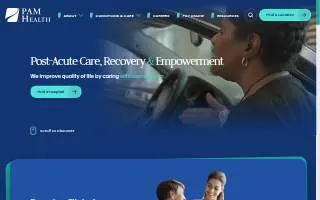 PAM Health Specialty Hospital of Stoughton website