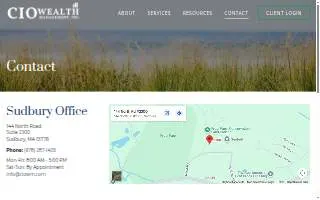 CIO Wealth Management, Inc. website