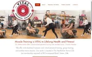 Vital Personal Training of Swampscott website