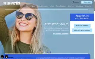 508 Dentist of Swansea website