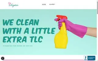 Angeles' Cleaning Service website