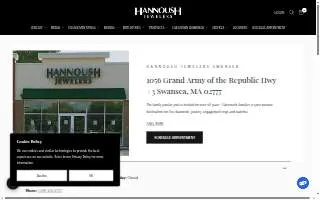 Hannoush Jewelers of Swansea website
