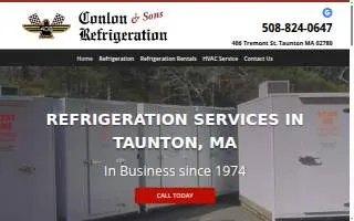 Conlon & Sons Refrigeration Inc website