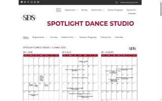 Spotlight Dance Studio of Taunton website
