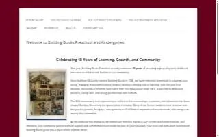 Building Blocks Preschool and Kindergarten website