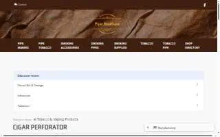 Cigar Perforator website