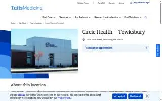 Circle Health Family Medicine – Tewksbury website