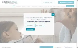 Dermcare Physicians and Surgeons of Waltham website