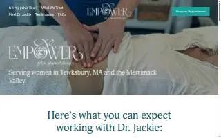 Empower Pelvic Physical Therapy website