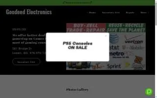 Goodeed Electronics -Buy Sell Trade pre-owned cell Consumer Electronics over 1000 cell phones of Tewksbury website