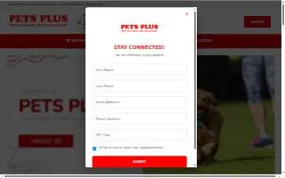Pets Plus of Tewksbury website