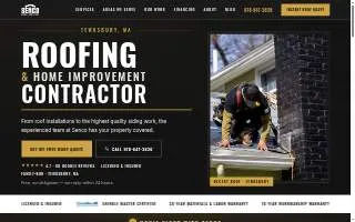Senco Home Services website
