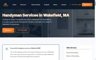 Handyman & Remodeling Services website
