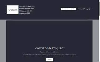 Oxford Martin, LLC website