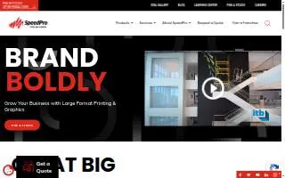 SpeedPro Boston North website