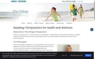 The Village Chiropractor of Wakefield website