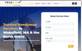 TrueFix Services of Wakefield website