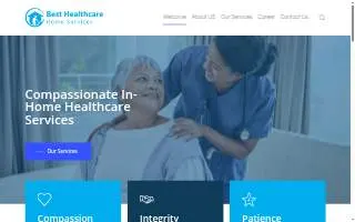 Best Healthcare Home Services website
