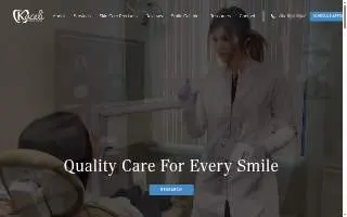 Kaceli Dental Studio website