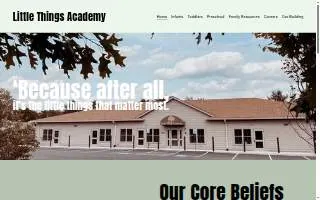 Little Things Academy website