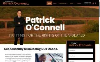 OConnell Law LLC of Walpole website