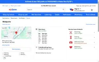 PetSmart of Walpole website