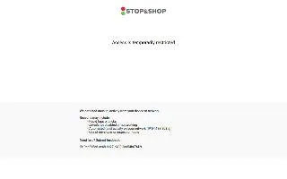 Stop & Shop Pharmacy of Walpole website