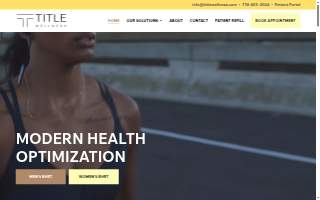 Title Wellness Testosterone of Medfield