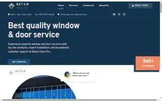 Betan Glass Pro LLC website