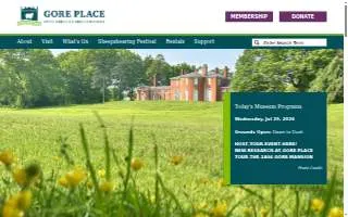 Gore Place website