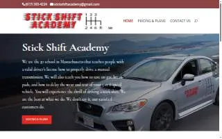 Stick Shift Academy of Waltham website