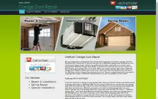 Waltham 1 Hour Garage Door Repair website