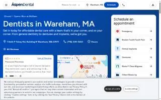 Aspen Dental - Wareham website