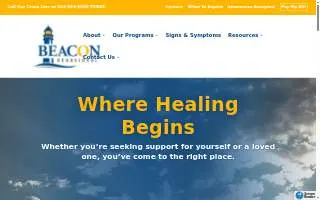Beacon Behavioral Health Associates website