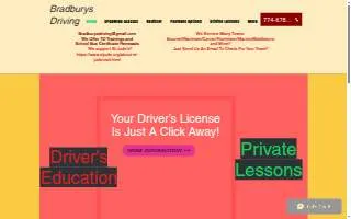 Bradburys Driving website