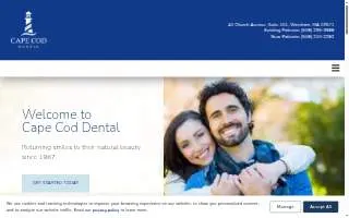 Cape Cod Dental website