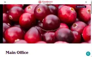 Cranberry Federal Credit Union website