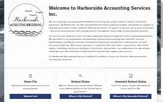 Harborside Accounting Services Inc. website