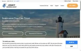 Legacy Insurance Agency Group LLC website