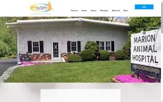 Marion Animal Hospital website