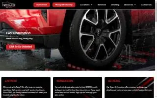 Rojo Car Wash of Wareham website