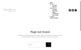 Victoria Boucher Photography website