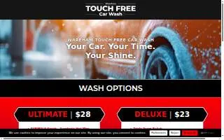 Wareham Touch Free Car Wash website