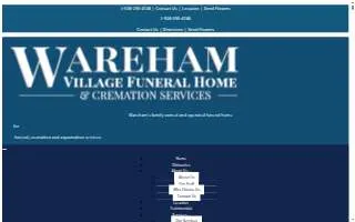 Wareham Village Funeral Home website