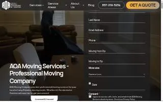 AOA moving | movers near me | long distance mover website