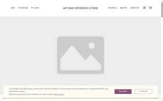 Art and Memories Studio website