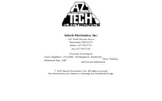 Aztech Electronics Inc website