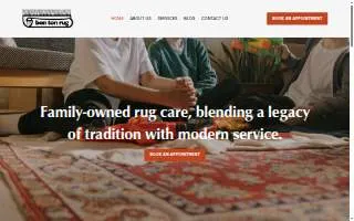 Bon Ton Rug Cleansers website